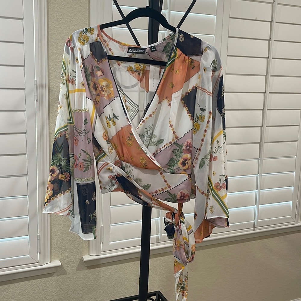 Boho cropped top